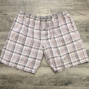 Super Lightweight Plaid Shorts with Tie Waist
